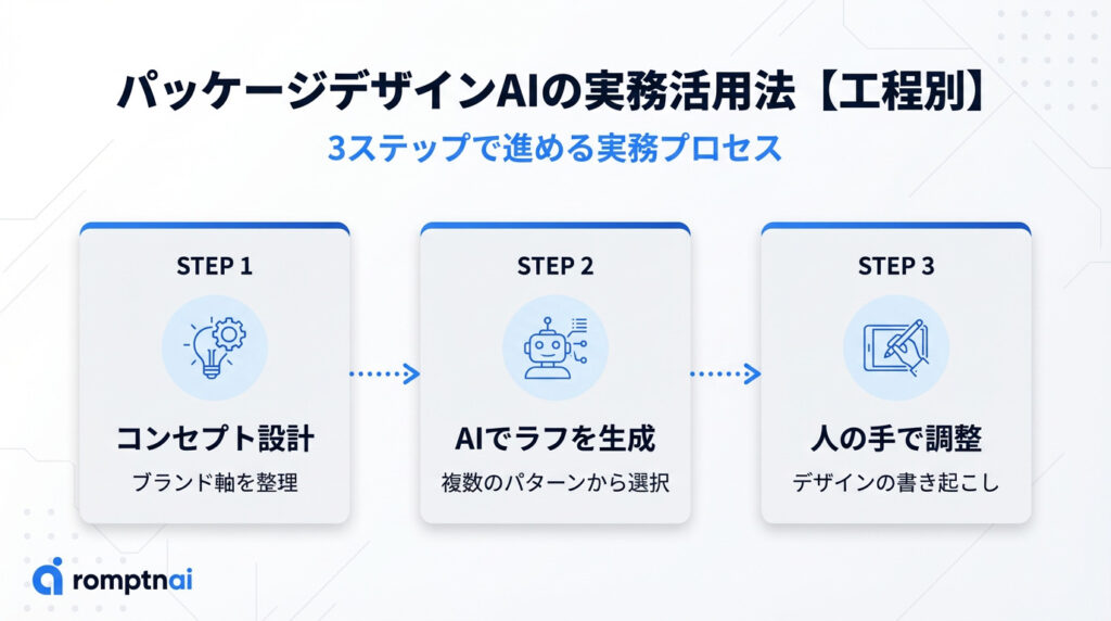 パッケージデザインAIの実務活用法