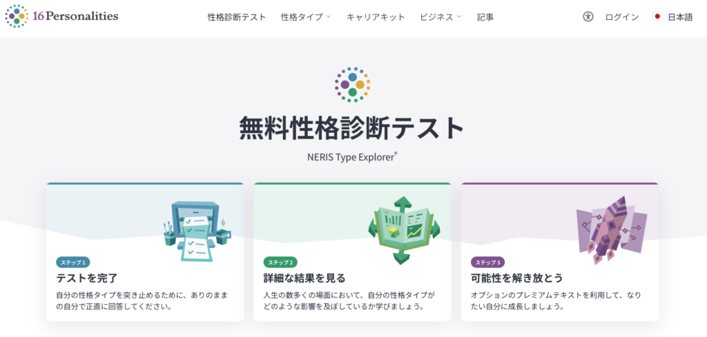 MBTI診断公式サイト