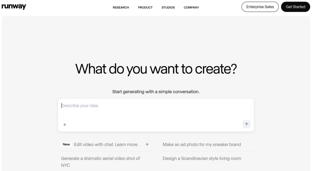 runway公式ページ