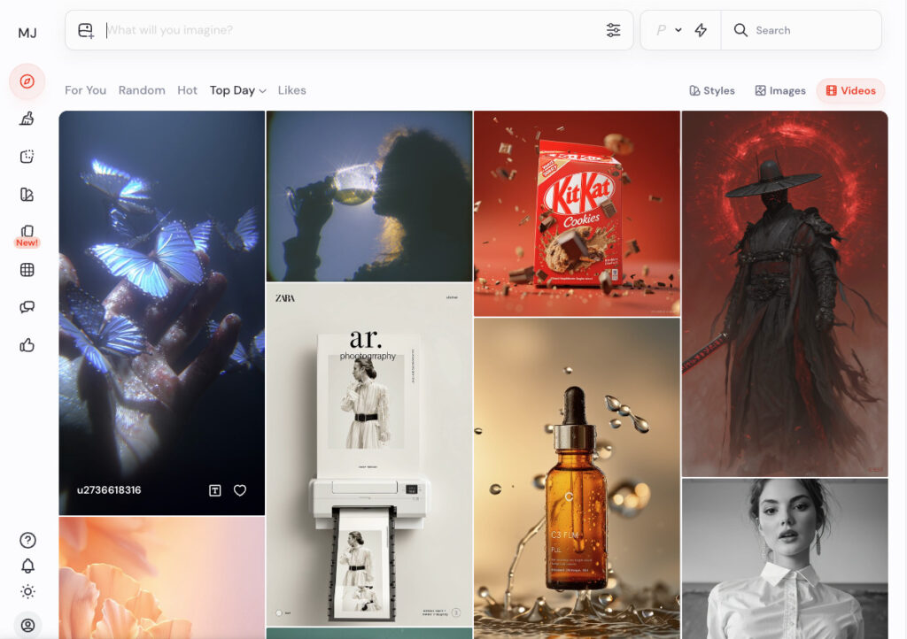 Midjourneyの公式サイト