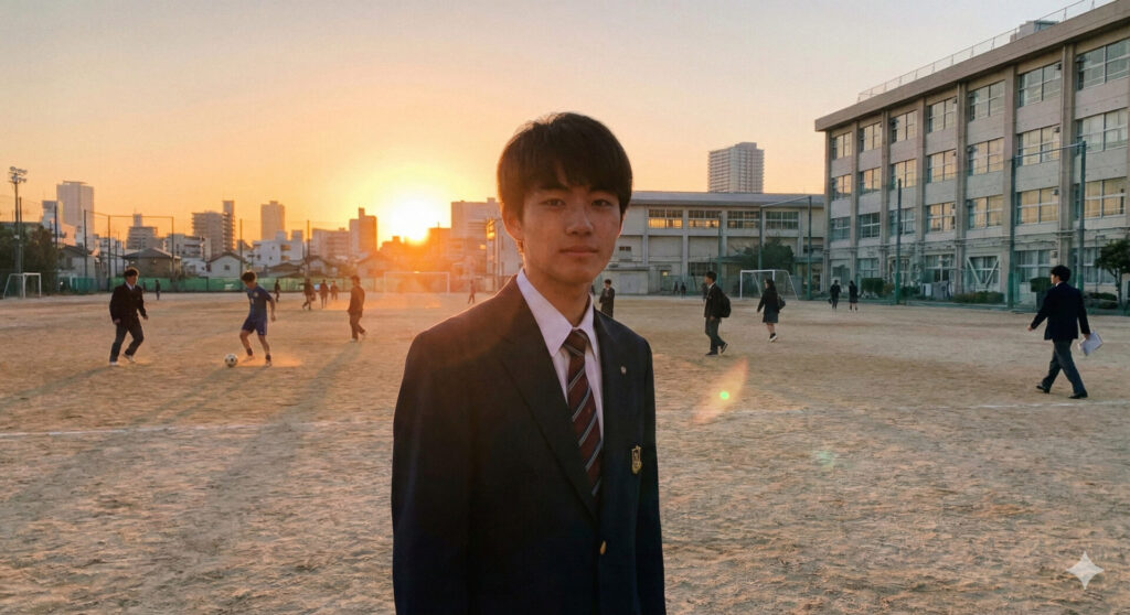 Geminiで生成した高校生の画像