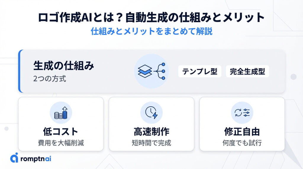 ロゴ作成AIとは?自動生成の仕組みとメリット