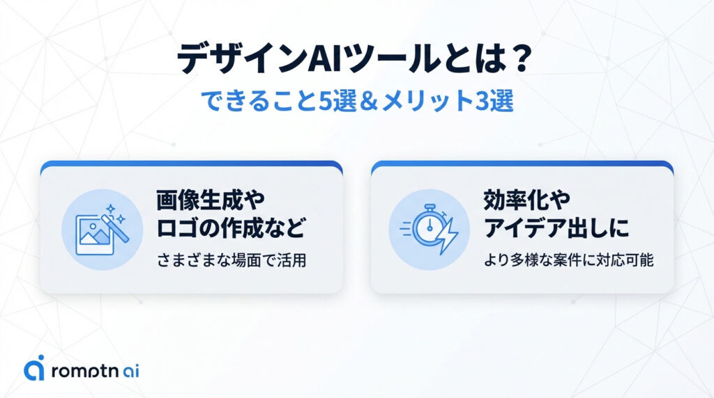 デザインAIツールとは?できることと活用メリット