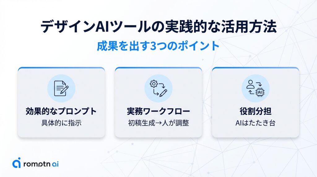 デザインAIツールの実践的な活用方法