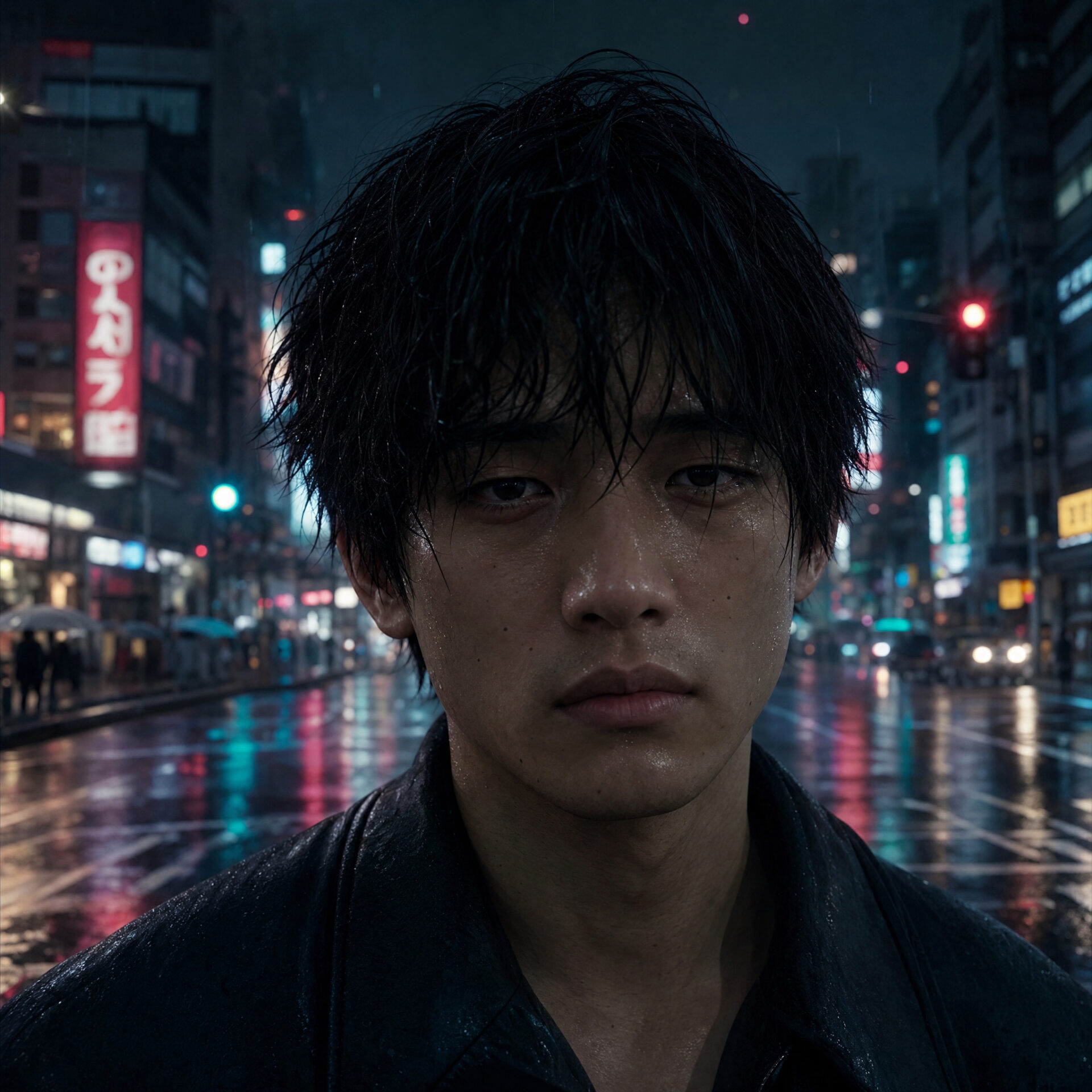 ② ズームと圧縮効果のプロンプトで生成した画像サンプル